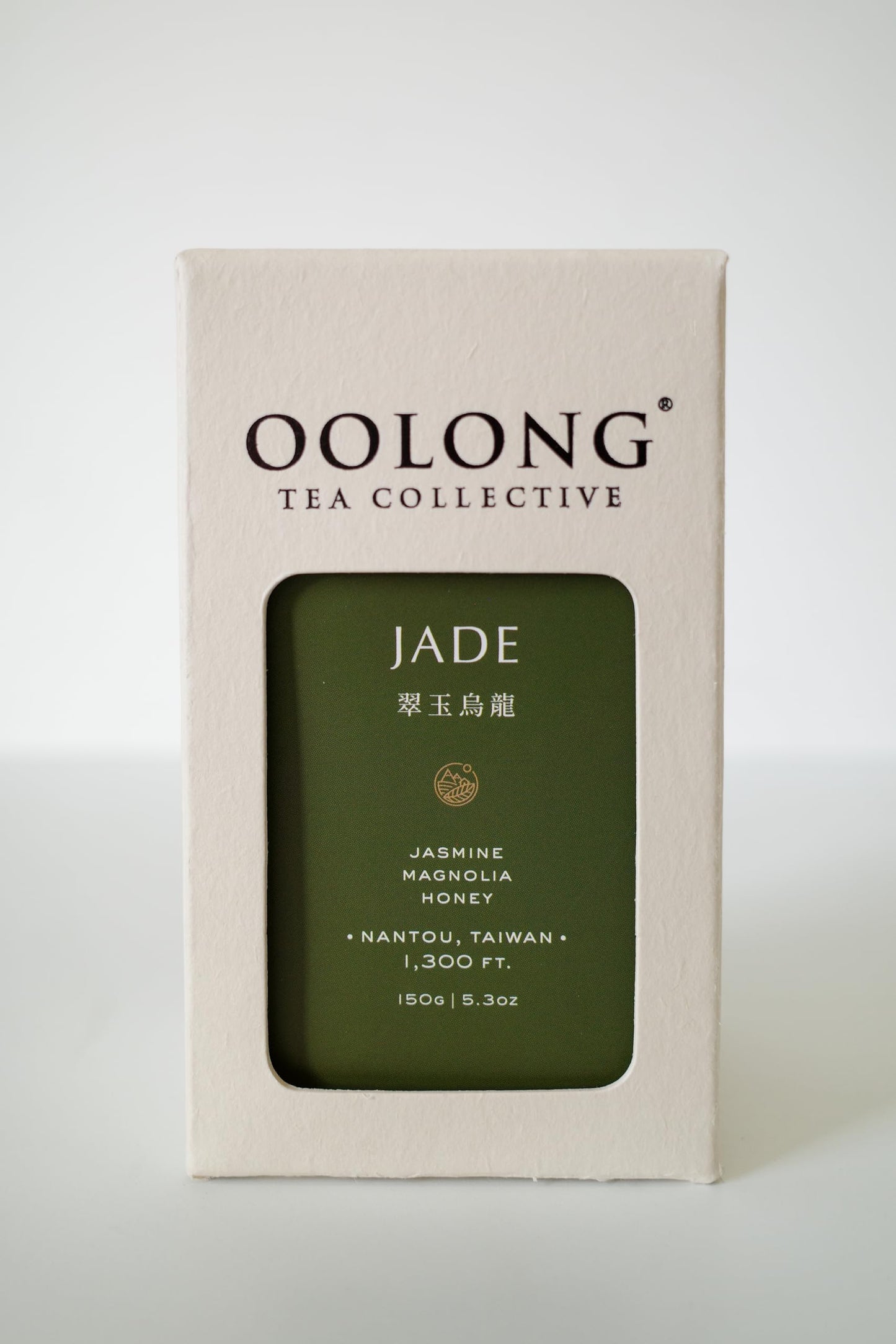 OOLONG TEA COLLECTIVE Jade Oolong Tea - Premium Loose Leaf, Floral Aroma, 150g (5.3oz)