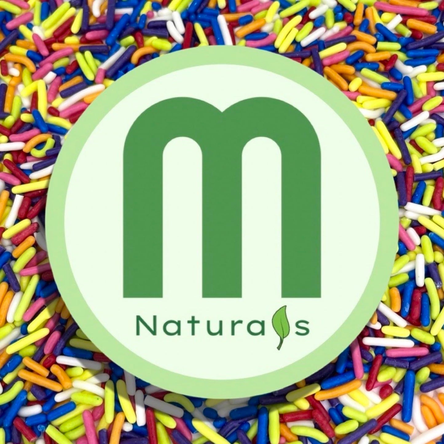 Manvscakes, Natural Rainbow Sprinkles, No Artificial Dyes, Gluten Free, Nut Free, 3 Ounces, Cake Decorations, Cupcake Sprinkle B