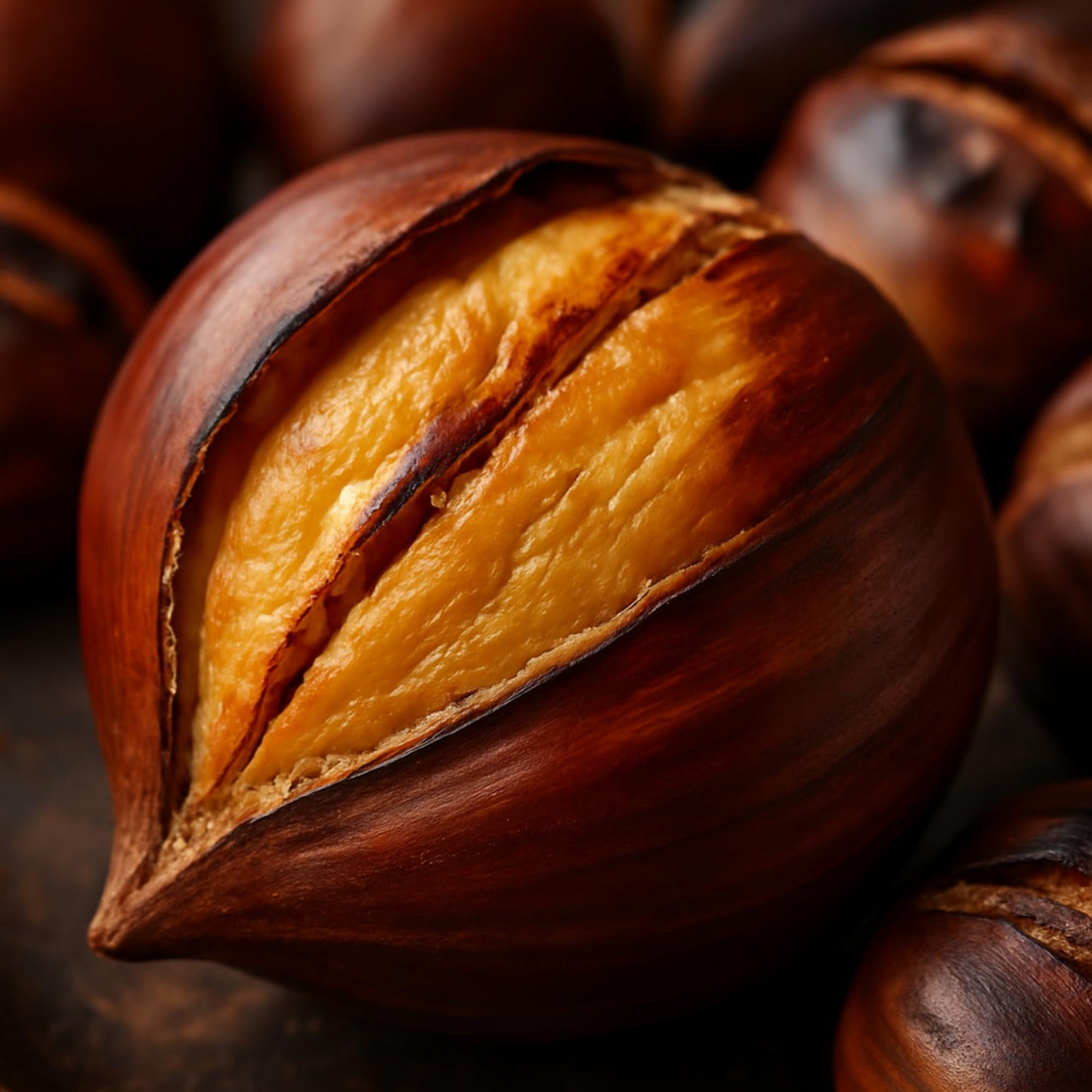 enhanced Italian Chestnuts - Fresh  Large Size  Easy to Peel  Hand-Picked  Farm Fresh  All Natural  Gluten-Free & Vegan Snack  Gluten-Free Snack (2 LBS)