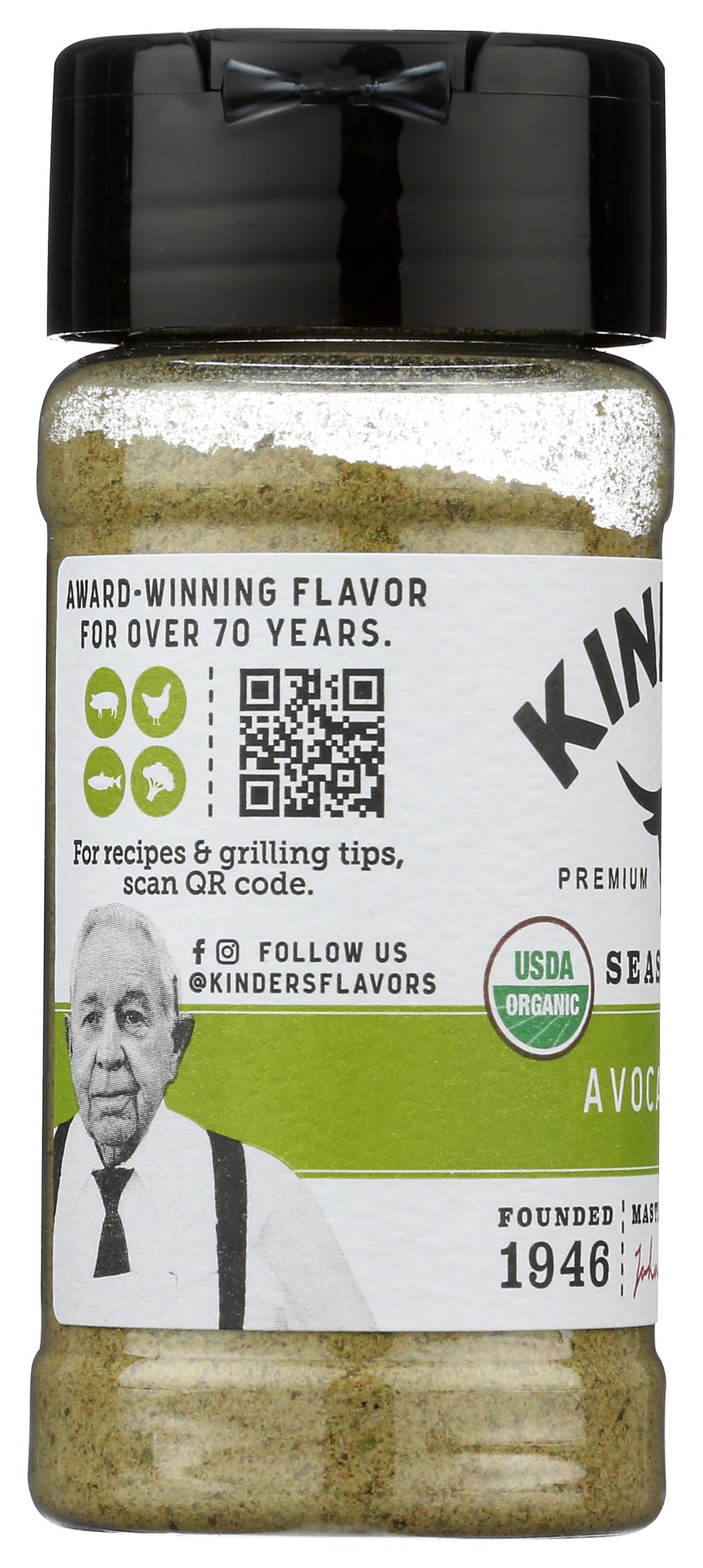 KINDERS Organic Avocado Lime Seasoning, 2.7 OZ