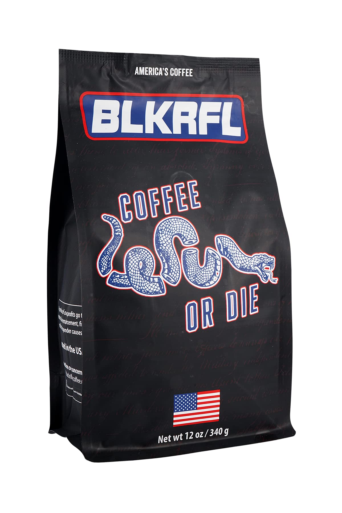 Black Rifle Coffee Company Ground Coffee, Medium Roast, 12oz Bag, Roasted Blend from Arabica Beans, Colombian & Brazilian