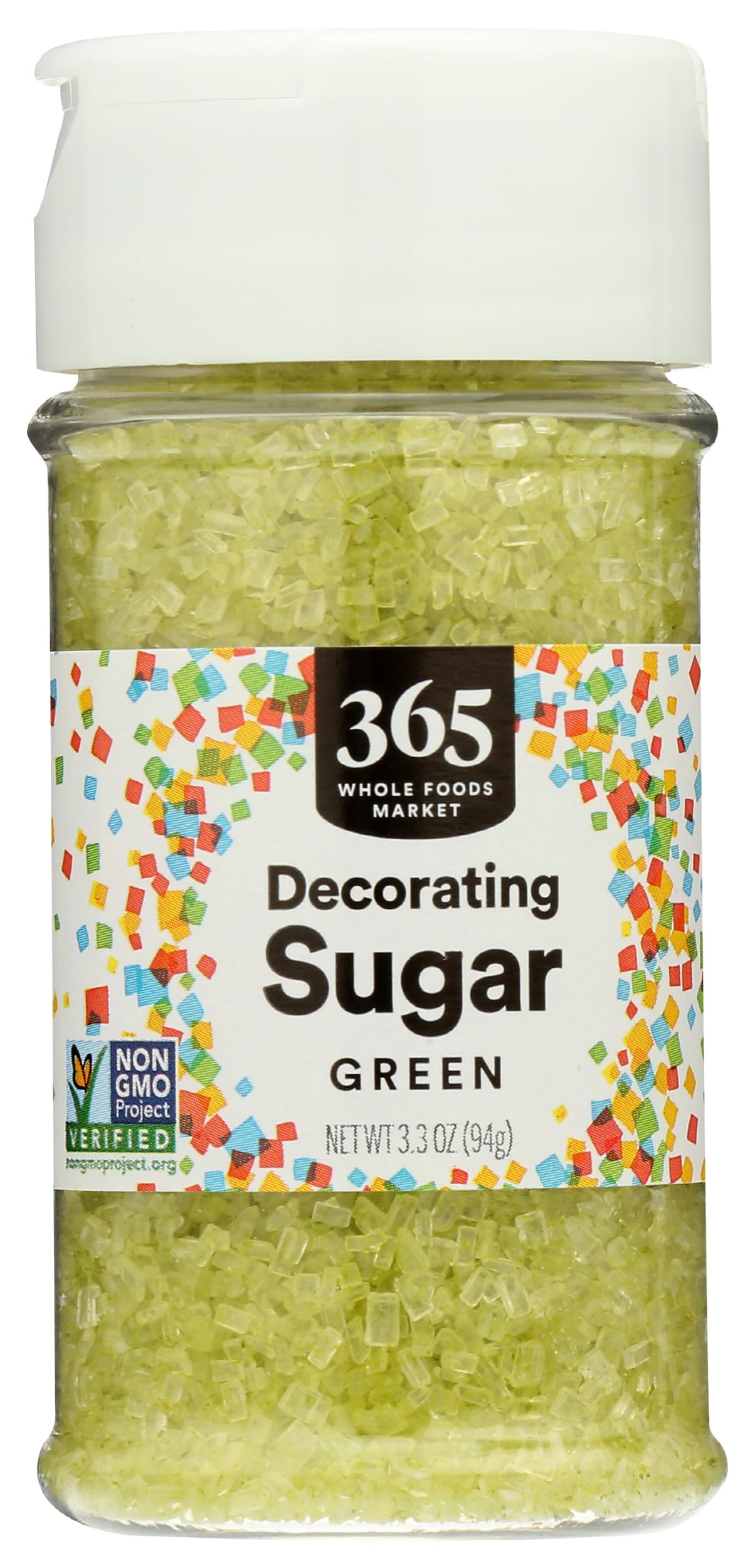 365 by Whole Foods Market, Decorating Sugar, Green, 3.3 Ounce