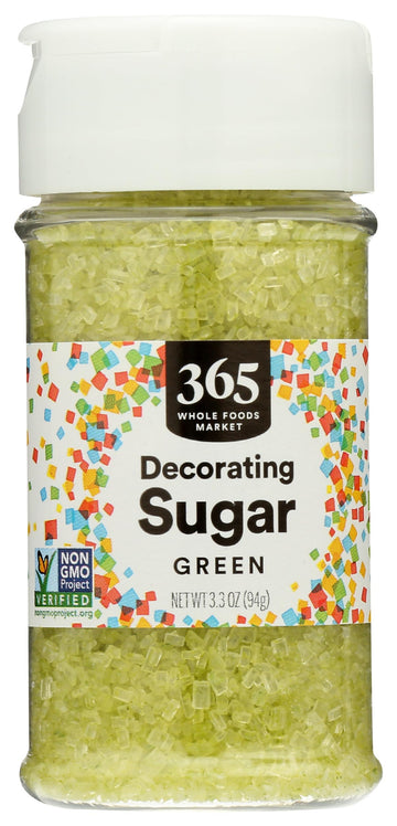 365 by Whole Foods Market, Decorating Sugar, Green, 3.3 Ounce