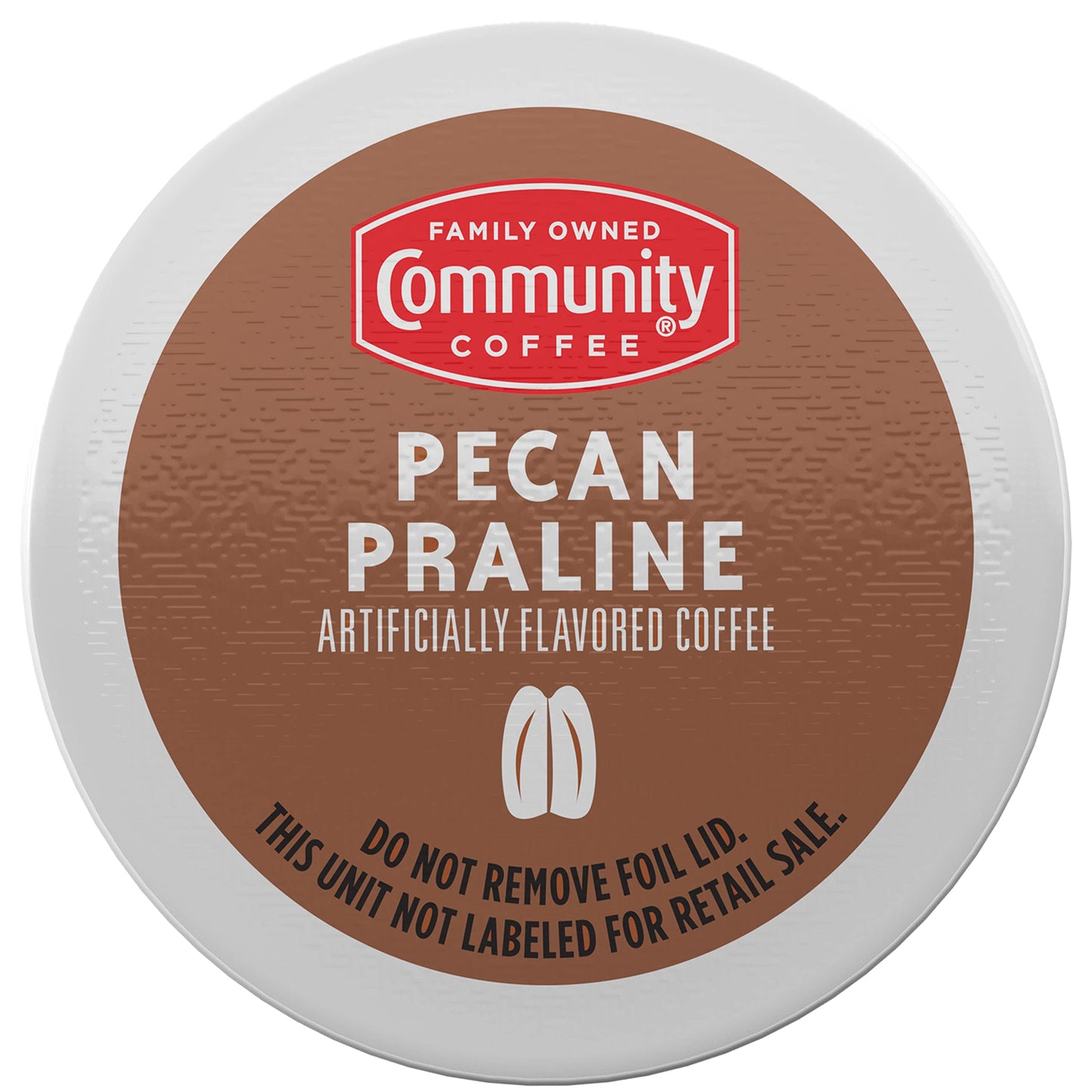 Community Coffee Pecan Praline Flavored Coffee Pods, Medium Roast, 144 Count, Compatible with Keurig 2.0, 36 Count (Pack of 4)