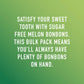 Swiss Imports Sugar Free Bonbons Hard Candy Drops, Melon, 200 Individually Wrapped Pieces, 500G/17.6Oz