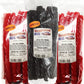 Red Licorice Original Twist 2-1lb Bags (1) Black Twist Licorice Original 1lb (NET WT 48 OZ) Gourmet Kruise Signature Gifts
