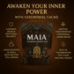 Maia Ceremonial Cacao  with Flavanol  Theobromine  Magnesium and Natural Flavonoids Blend  Improves Mental Clarity and Focus  100% Organic Cocoa Powder  Unsweetened Cacoa Powder for Natural Energy & Mood Support (2)