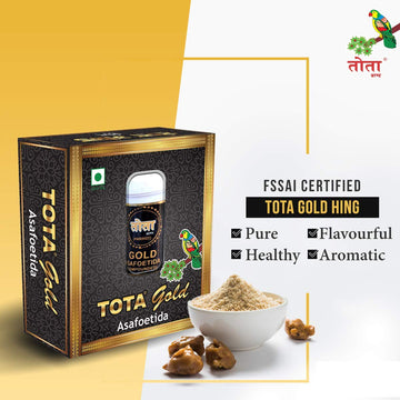 Tota Gold 100% Pure Hing Crystals - 14Gm | Gluten Free Inguva Powder - Tazaki Asfotedia Whole - Combo Pack Of 2 () Heeng Pure