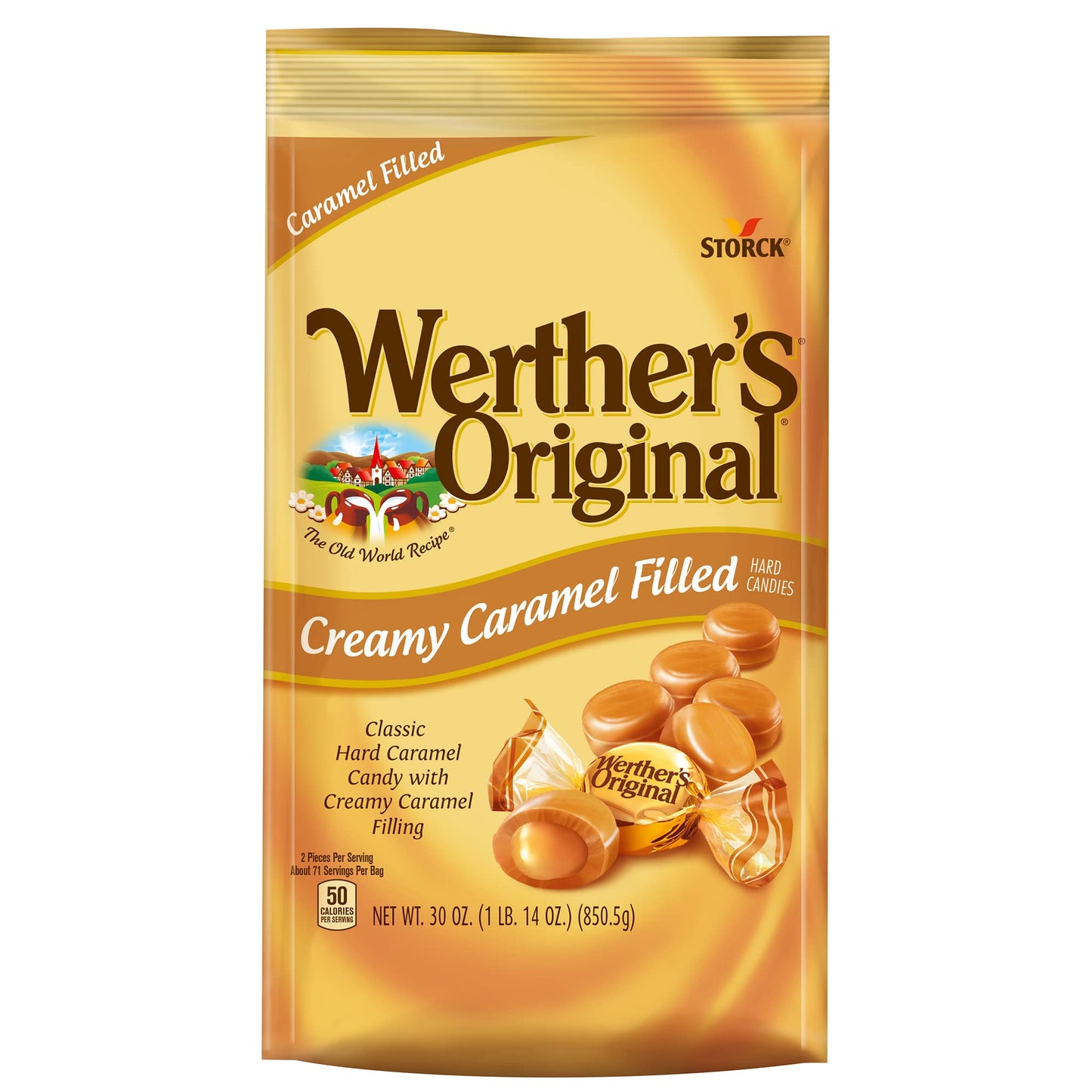 Werthers Original Creamy Caramel Filled Candy, 30 Oz Bag