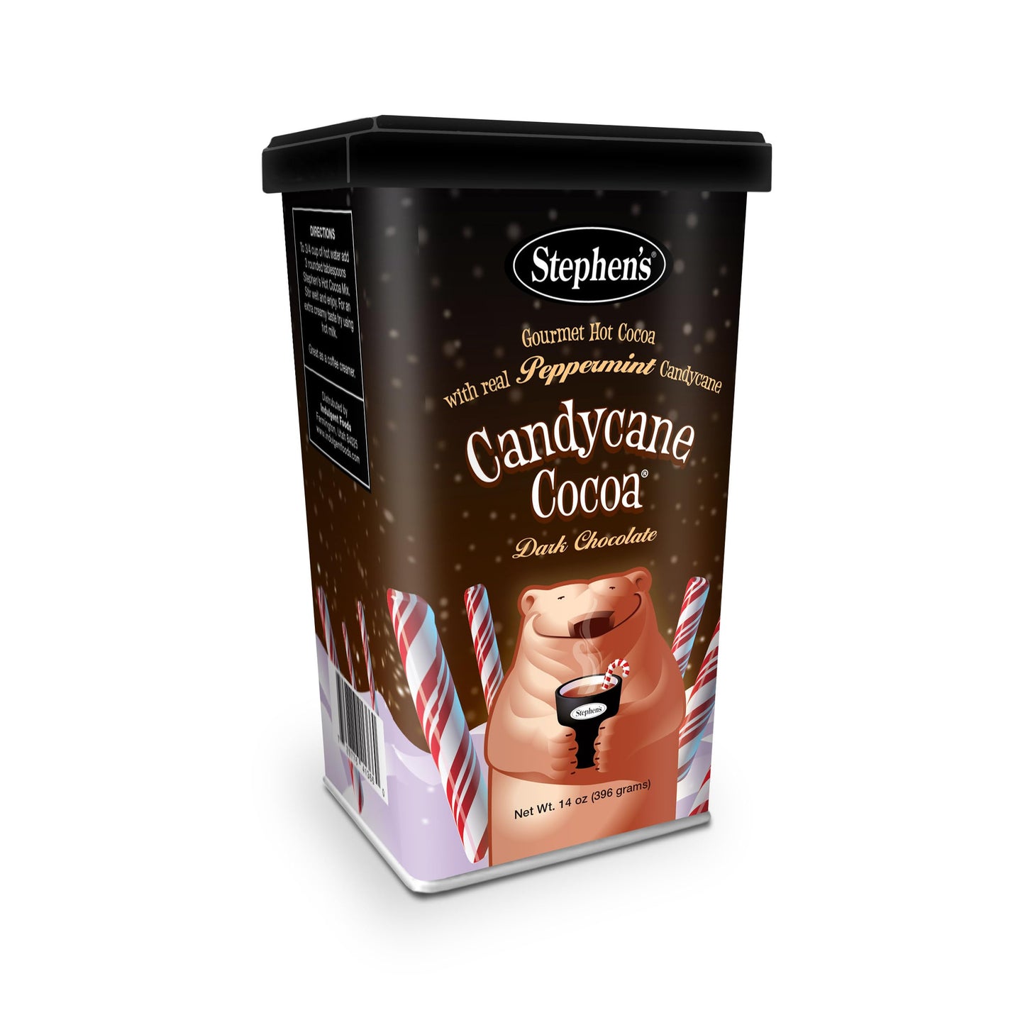 Stephen's Gourmet Hot Cocoa, Candycane Cocoa Dark, 14 OZ (Pack of 6)