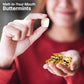 Gold Buttermints (Approx. 60 Count) - Butter Mints Individually Wrapped - Wedding Mints - Perfect For Thank You Gift, Engagement Parties, Bridal Showers, Rehearsal Dinners, Reception, And More