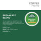 Green Mountain Coffee Keurig Single-Serve K-Cup Pods, Breakfast Blend Light Roast Coffee, 12 Count