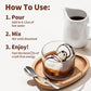 Soeos Coffee Flavored Powder (3-in-1), 2.2 lbs (1kg) - Instant Bubble Tea Mix with Creamer & Sugar, Easy to Prepare, Perfect for