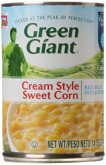 Green Giant Cream Style Sweet Corn, 4 Pack Of 14.75 Ounce Cans