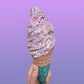 Birch & Meadow 1Lb Of Cotton Candy Crunch, Ice Cream Topping, Dessert Topper