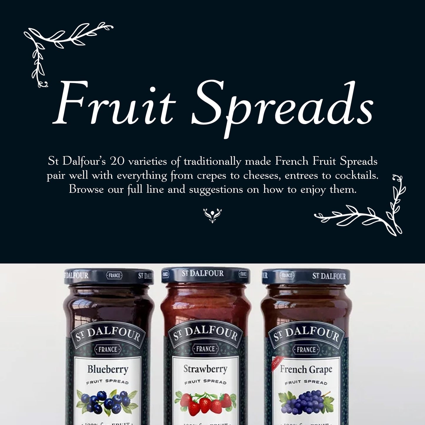 St. Dalfour Orange & Ginger Fruit Spread - 10Oz - 100% From Fruit, No Artificial Ingredients, Non Gmo, No Cane Sugars, All Natural, Made In France