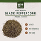 Monterey Bay Herb Co. Peppercorn Black | Perfect for Seasoning & Garnish for a Variety of Foods (1 Pound)