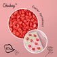Cobakey Red Sprinkles For Cake Decorations 3.52 Ounce Hot Kiss Sugar Sprinkles For Cupcake Toppers Wedding Party Valentines Hall