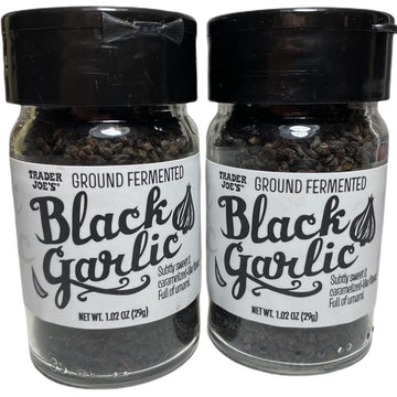 Trader Joe'S Ground Fermented Black Garlic, 1.02 Oz (Pack Of 2)