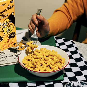 Grownas Vegan Mac & Cheese, 10 Pack - Dairy-Free, High Protein Snack, Easy To Prepare, Made With Coconut & Wheat, Suitable For V