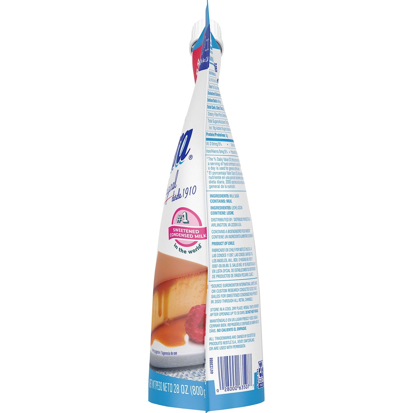 Nestle La Lechera Sweetened Condensed Milk, 28 Oz Squeeze Pouch