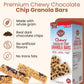Wellsley Farms Chewy Chocolate Chip Granola Bars - No High-Fructose Corn Syrup - Vegetarian - Whole Grain Granola Bars - 110 Cal