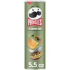 Pringles Potato Crisps Chips, Lunch Snacks, On-the-Go Snacks, 7-Layer Dip, 5.5oz Can (1 Can)