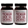 Traverse City spirit-inspired flavor Co. enhanced Cocktail Cherries (21.2oz/600g) Pack of 2 | Cocktails & Desserts | All American  Natural  Certified Kosher  Stemless  Slow-Cooked Garnish for Old Fashioned  Ice Cream Sundaes & More