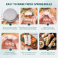 Soeos Rice Paper, White Rice Paper Wrappers, 1 Pack, 34 Sheets-Fresh Spring Roll Wrappers & Dumplings, Non-Gmo, Gluten-Free, Low Carb, Vietnamese Rice Wraps (Round, 22Cm)
