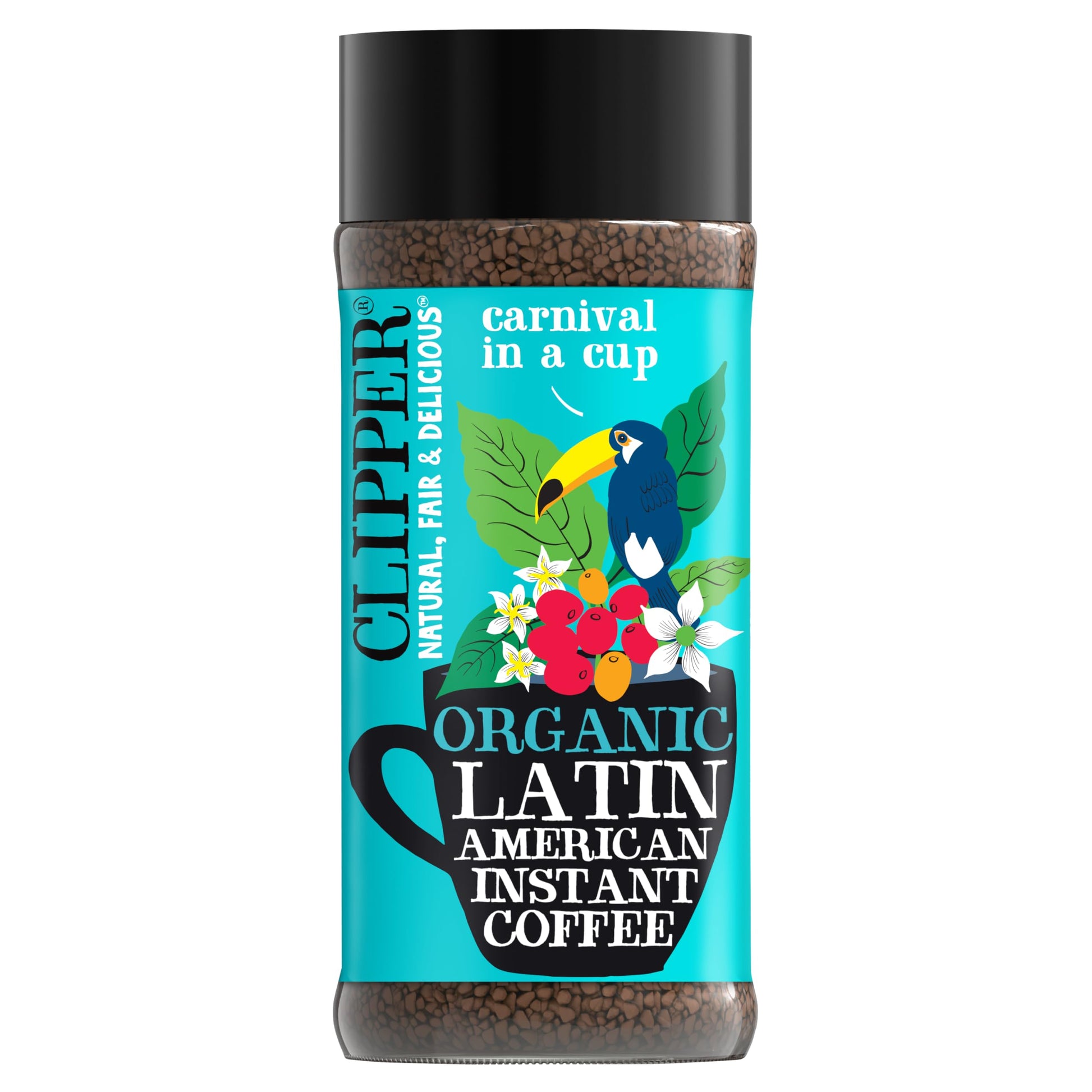 Clipper Coffee: Organic Latin American Instant Coffee - Medium Roast Coffee, Freeze Dried & Ethically Sourced - 100G (3.53Oz)