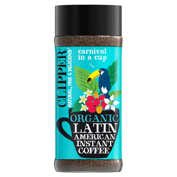 Clipper Coffee: Organic Latin American Instant Coffee - Medium Roast Coffee, Freeze Dried & Ethically Sourced - 100G (3.53Oz)