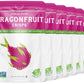 Natures Turn Freeze-Dried Fruit Snacks, Dragon Fruit Crisps, Pack Of 6 (0.53 Oz Each)
