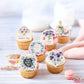 Ephlyn 54Pcs Edible Happy Mother'S Day Cupcake Toppers Heart Love Mom Cake Drink Topper Picks Flowers Cake Decoration For Mom'S