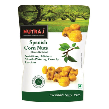 Nutraj Spanish Corn Roasted & Salted 150G | Makka | Popcorn | Snacks | Sweet & Salty | (Pack Of 3)