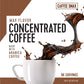 Coffee Snax Cold Brew Coffee Concentrate, Unsweetened Black Coffee Concentrate With No Added Sugar (Bulk 96 Servings Bottle)