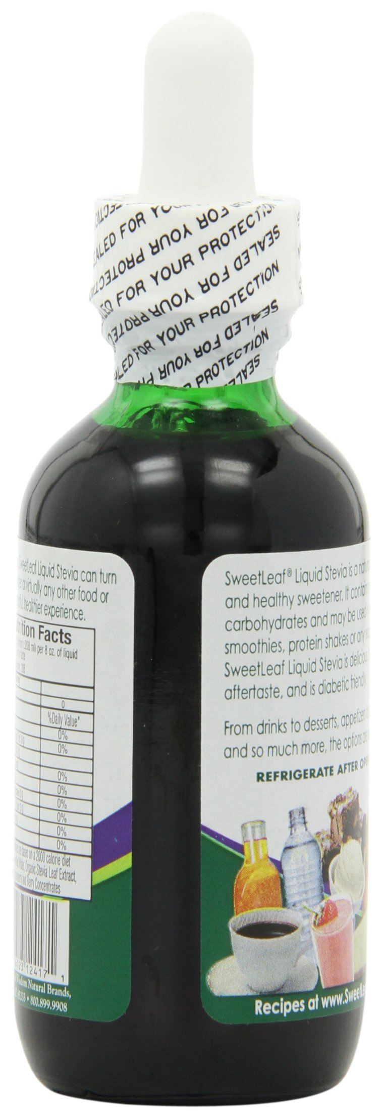 Sweetleaf Stevia Sweet Drops Berry - Liquid Stevia Drops Sweetener, Zero Calorie, Non-Gmo Flavored Stevia Liquid Sugar Substitut
