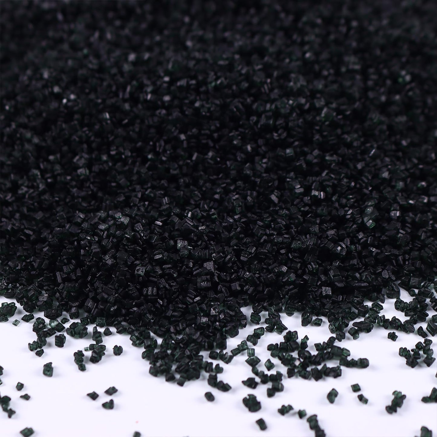 Black Sprinkles For Cake Decorating, 3.52Oz Black Sanding Sugar Sprinkles, Edible Glitter Sprinkles For Cupcake Toppers Baking D
