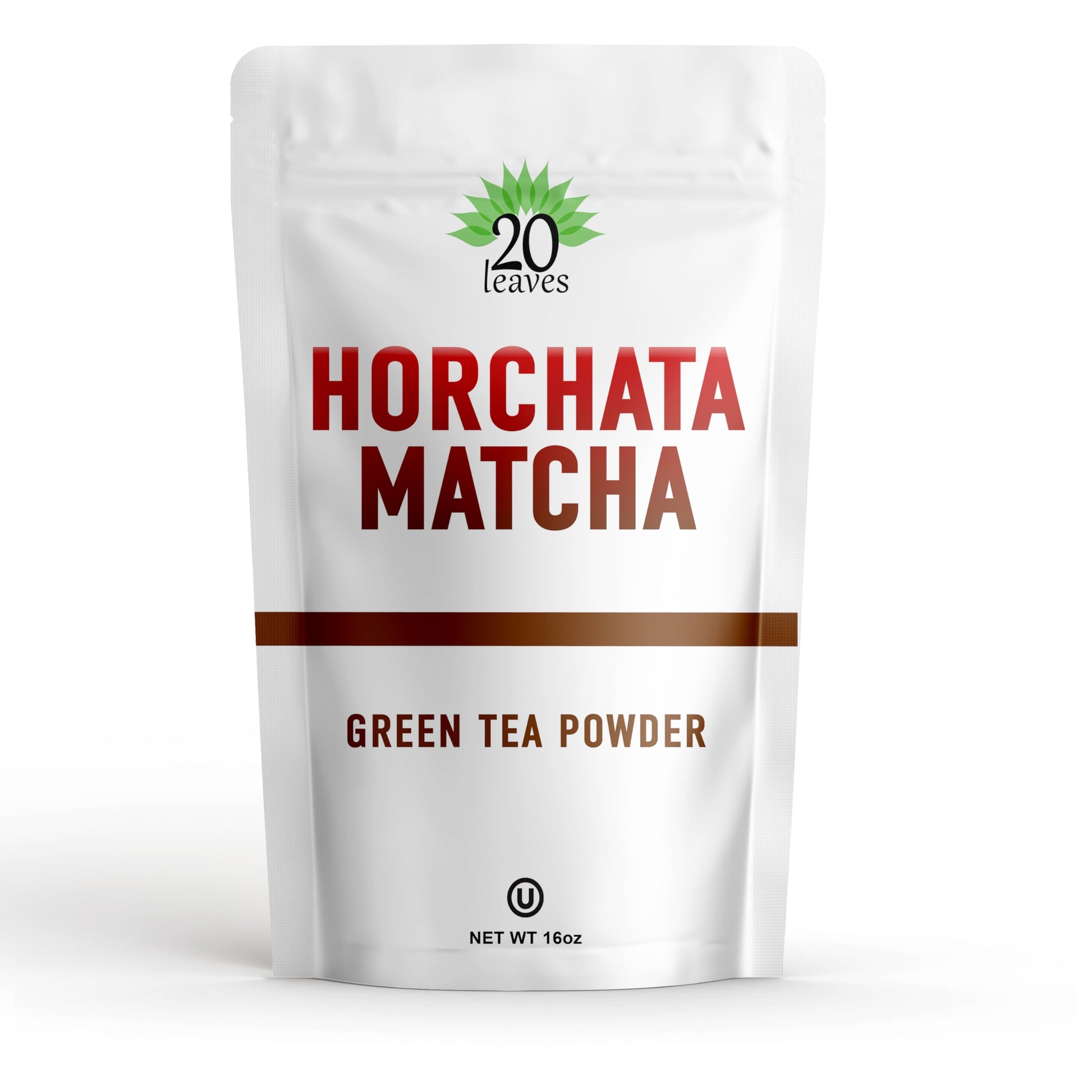 Japanese Horchata Sweet Matcha Powder - Sweetened Green Tea Powder - Barista Cafe Style Blend for Latte - 1lb Pouch - 16oz - 1 P