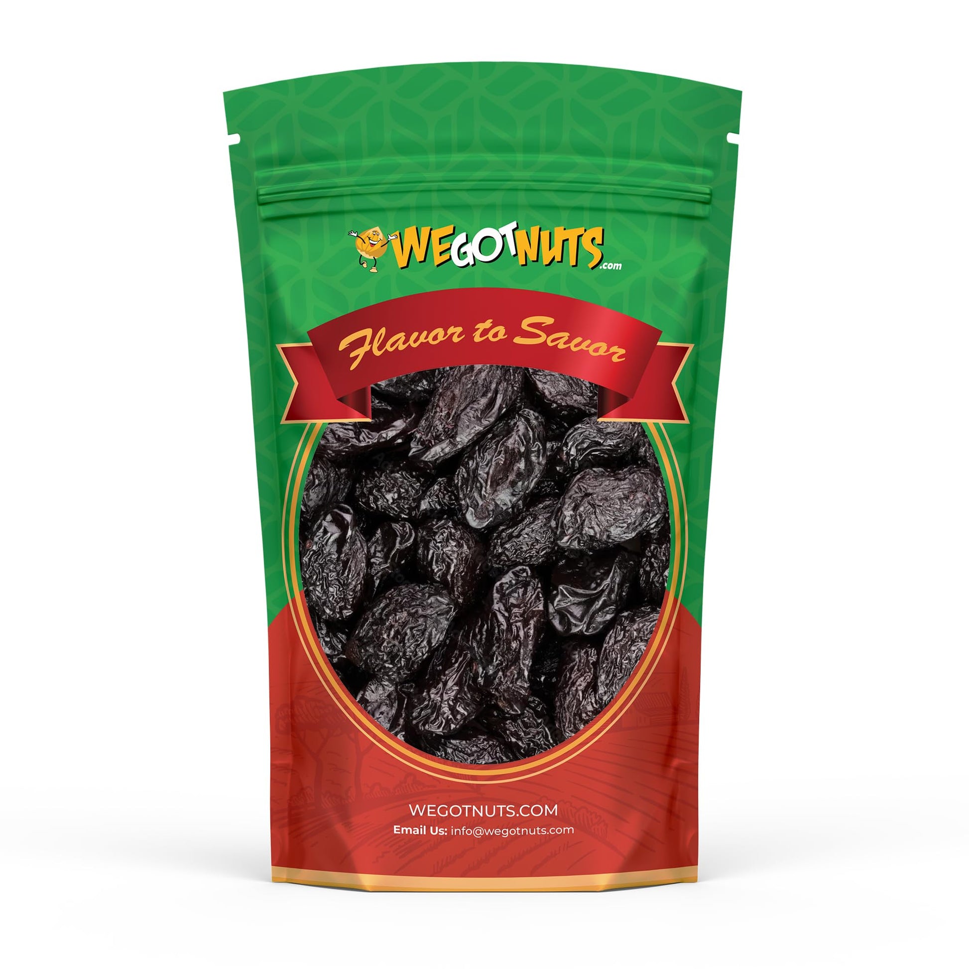 Pitted Dried Prunes, Dried Plum (3 Pound) We Got Nuts