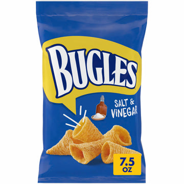 Bugles Salt and Vinegar Crispy Corn Snacks  7.5 oz