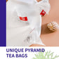 TeeLux Mugwort Tea Bags - Natural Dried Herbal Tea, Caffeine Free, 40 Count