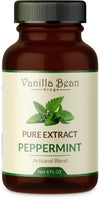 Pure Peppermint Extract For Baking And Flavoring - 4 Oz - Premium Quality Natural Flavors For Baked Goods, Desserts, & Cooking