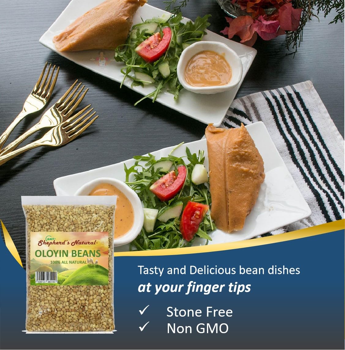 Oloyin Honey Beans By Shepherd'S Natural 4 Lbs. / 64 Oz.