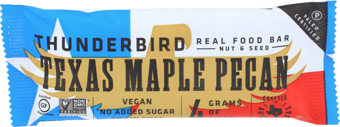 Thunderbird Energetica, Texas Maple Pecan Bar, 1.7 Oz