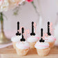 Ercadio 24 Pack Pole Dancing Girl Cupcake Toppers Pink Pole Bachelorette Cupcake Picks Pole Dancing Girl Cupcake Picks For Brida