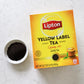 Lipton Yellow Tea | Loose Black Tea | International Blend | Enhanced Quality | Strong Flavor | Aromatic & Refreshing | 900 Grams (Pack Of 1)