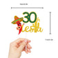Caiwowo Taco Bout 30 Birthday Cake Topper - Glitter Paper Decoration for Fiesta Party - Model 1