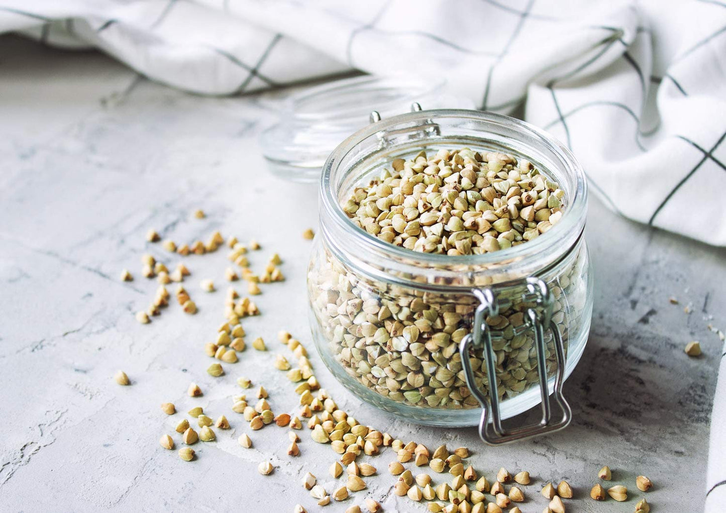 Food to Live Buckwheat Groats, 1 Pound - Hulled Whole Grains, Raw, Kosher, Vegan, Sirtfood, Bulk, Good Source of Dietary Fiber,