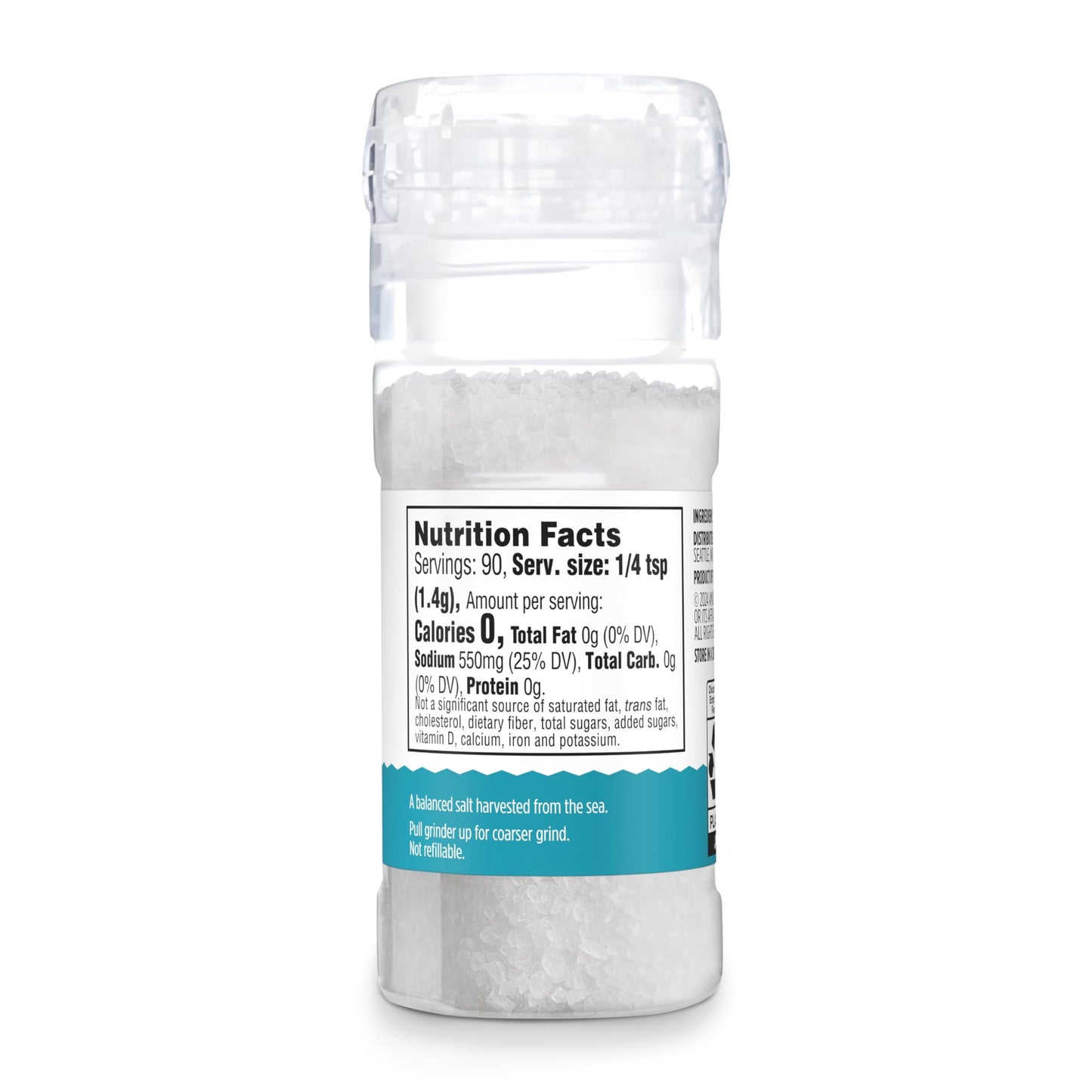 large online retailer Fresh  Sea Salt Adjustable Grinder  4.5 Oz
