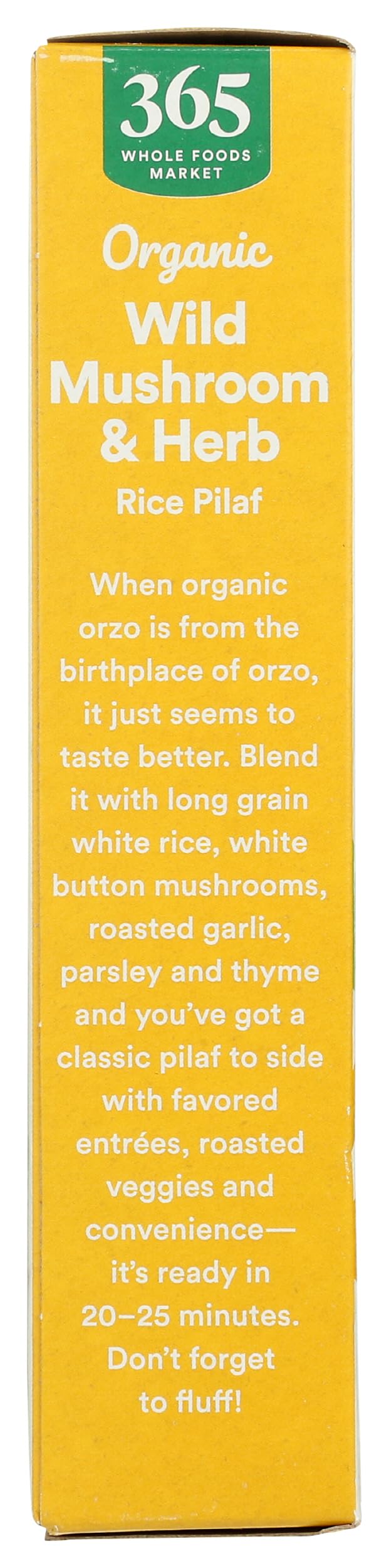365 by Whole Foods Market, Organic Mushroom and Herb Rice Pilaf, 6 Ounce